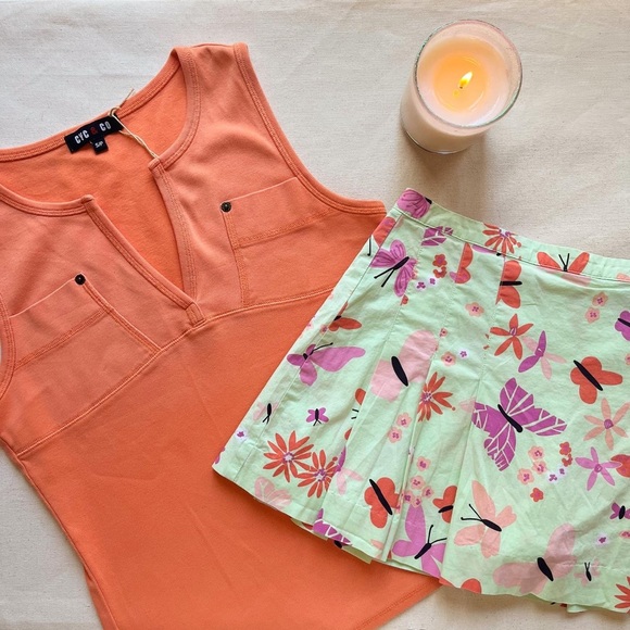 Y2K Butterfly Micro Mini Skort | Low Rise - Picture 2 of 6